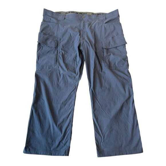 Duluth Trading Mens DuluthFlex Dry on the Fly Gray Relaxed Fit Cargo Pants 48x30 - Picture 1 of 9
